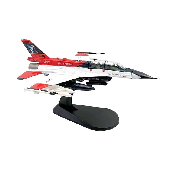 ARCADORA US Air Force F-16D X-62A VISTA Model Plane for Desk Decor & Collection, 1:72 Scale, Alloy Material