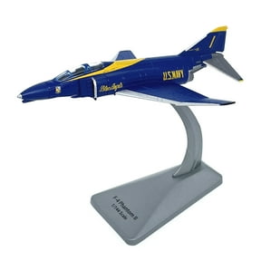 ARCADORA US Navy F-4 Phantom II Fighter Model 1:144 Scale Die Cast Alloy 14cm x 9.5cm for Desk Decor Collection Display Stand