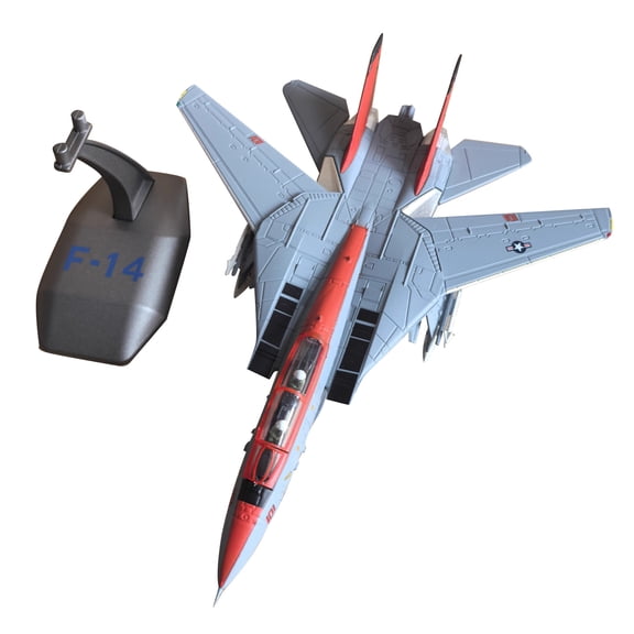 ARCADORA US Navy F14 Tomcat Fighter Model 1/100 Scale Alloy Plastic 20x19cm For Desk Showcase Decor Plane Collection Enthusiasts