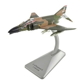 ARCADORA USAF F-4 Phantom II Fighter Model 1:144 Scale Die Cast Alloy 14cm x 9.5cm for Desk Decor Collection Display Stand