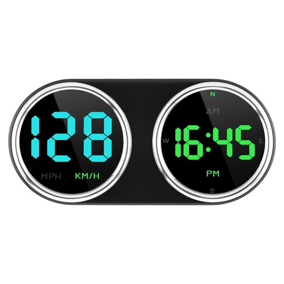 ARCADORA Universal Usb Powered Gps Hud Display For Vehicle Dashboard Speed Time Direction Monitoring And Speeding Alert