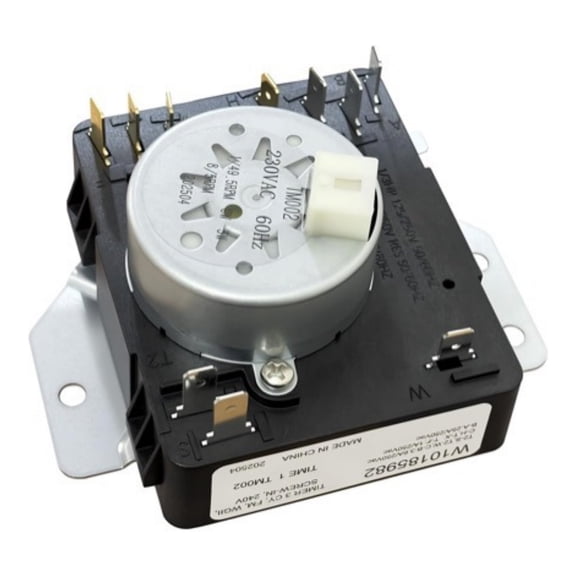 ARCADORA W10185982 Dryer Timer 230VAC 60HZ Metal+Plastic Direct Replacement For Whirlpool Maytag Kenmore Dryers