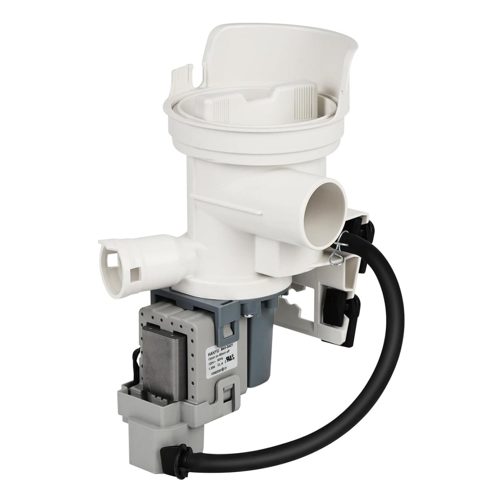 ARCADORA Washing Machine Drain Pump for Whirlpool Kenmore Maytag Amana Roper 120V 60HZ 00436440 Plastic Rubber