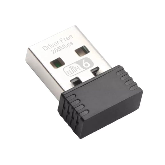 ARCADORA WiFi 6 USB 2.0 Network Adapter 2.4GHz 286.8Mbps Wireless Dongle For Windows 7 8 10 11 PC Laptop Computer