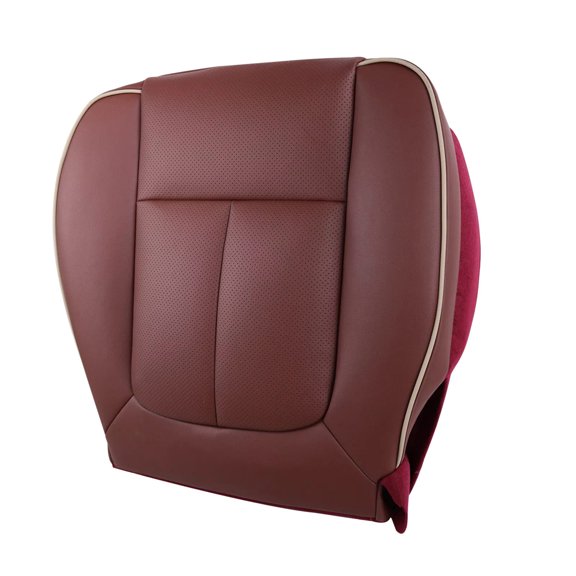 ARCADORA Wine Red Leather Driver Seat Cover for Ford F150 King Ranch 2009-2012 Replacement