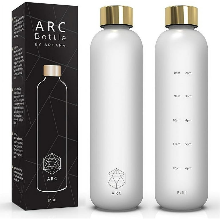 https://i5.walmartimages.com/seo/ARCANA-Arc-Water-Bottle-With-Time-Marker-Motivational-Bottles-Times-To-Drink-BPA-Free-Frosted-Plastic-Gym-Sports-Outdoors-32oz-clear_7338f66f-deac-458f-9383-99ba4941d4a0.6307970e2d2147ae8d15d087689c2e69.jpeg?odnHeight=768&odnWidth=768&odnBg=FFFFFF