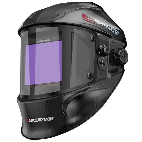 ARCCAPTA True Color EXSpace-M Large View 3.94” x 3.66” Welding Helmet