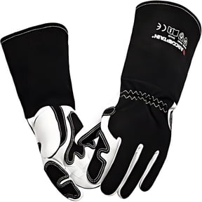 ARCCAPTAIN Tig Welding Gloves Elastic Slip-On Goatskin 14 inch