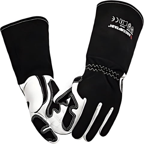 ARCCAPTAIN Tig Welding Gloves Elastic Slip-On Goatskin 14 inch