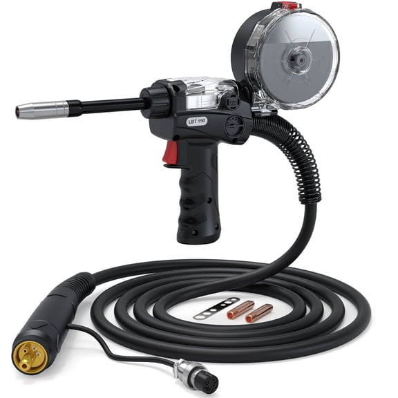 ARCCAPTAIN 150A Spool Gun for Aluminum Welding, 5-Pin 10FT MIG Welder Torch, Fits MIG205MP, MIG205PRO, MIG165PRO, MIG200ELITE, MIG205MP PLUS