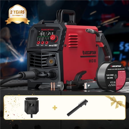 ARCCAPTAIN MIG Welder 165A 4-in-1 Multiprocess 165 Amp 110V/220V 1 Pack 14.70×5.90×9.80 inch