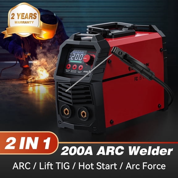 ARCCAPTAIN ARC200A Stick Welder Large LED Display Hot Start Arc Force Anti-Stick