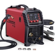 ARCCAPTAIN MIG Welder MIG250 6-in-1 Multi-Process 250A 110V 220V LED Display 1-Pack