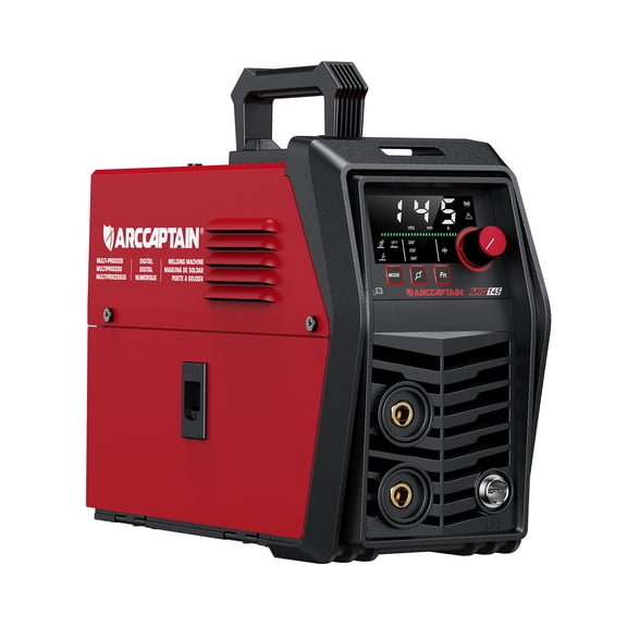 ARCCAPTAIN 3-in-1 MIG Welder with Synergic Control, Gasless MIG/MMA/Lift TIG, App & Digital MCU for Home and Farm