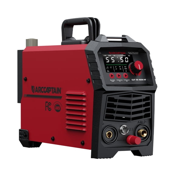ARCCAPTAIN 50A Plasma Cutter, 240V Non-HF Air Plasma Cutting Machine, Blowback Start, Easy Setup for DIY & Fabrication