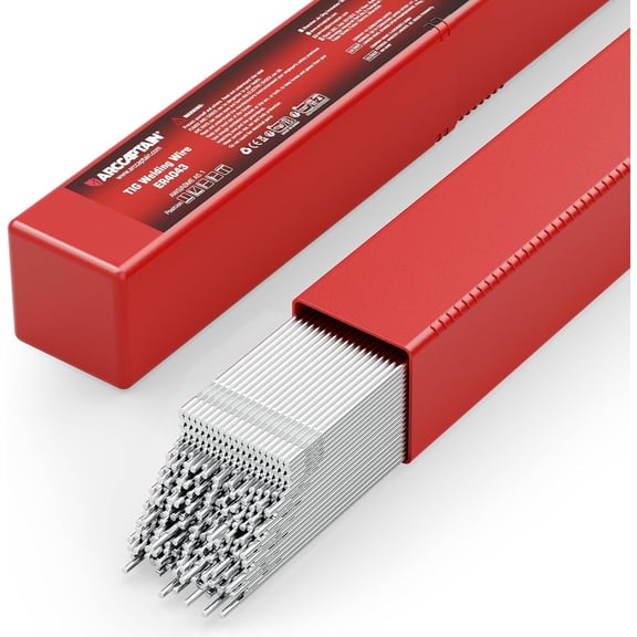 ARCCAPTAIN Aluminum TIG Welding Rod ER4043, Welding Wire Filler Rod, 1/16" X 16", 5LB