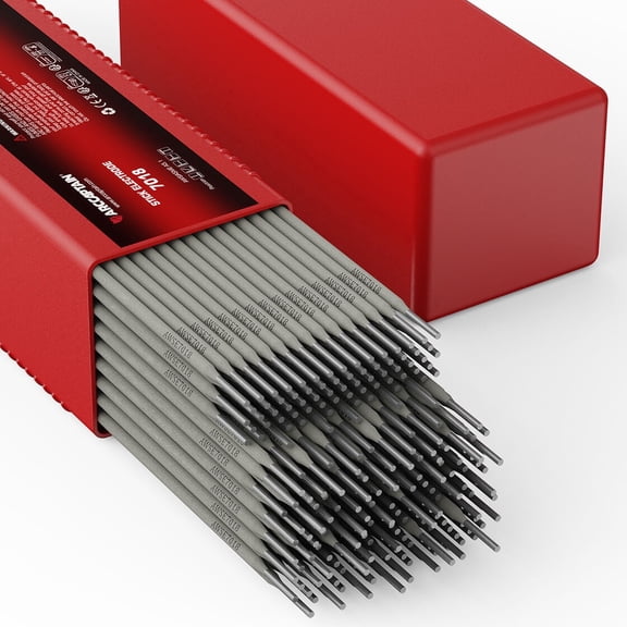 ARCCAPTAIN E7018 Welding Rods, Carbon Steel Stick Welding Electrodes, AC/DC ARC Welding Rods for Mild Steel, Low Spatter, 3.2mm, 10LB