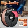 thumbnail image 1 of ARCCAPTAIN Welding Wire MIG, 030 Mig Wire ER70S-6 10Lbs Gas Solid Carbon Steel Low Splatter & High Levels of Deoxidizers Mig Welding Wire Compatible With Lincoln Miller Forney Harbor Welder, 1 of 7
