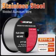 ARCCAPTAIN Flux Core Welding Wire E71T-GS, MIG Wire 030 2-Pound Spool Gasless Mild Carbon Steel