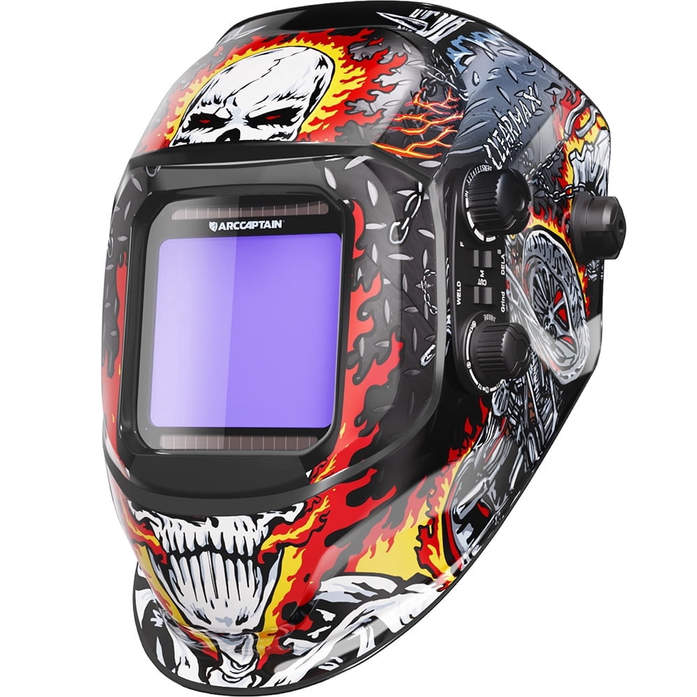 ARCCAPTAIN Large View Auto-Darkening true color Welding Helmet