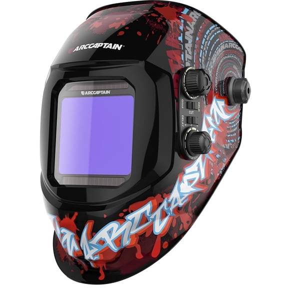 ARCCAPTAIN Large View Auto-Darkening true color Welding Helmet