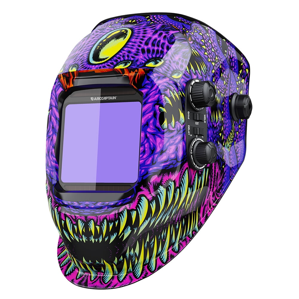 ARCCAPTAIN Large View Auto-Darkening true color Welding Helmet
