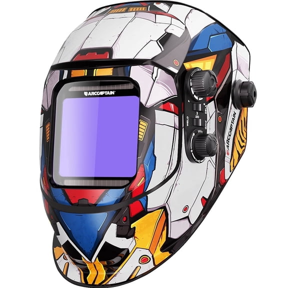 ARCCAPTAIN Large View Auto-Darkening true color Welding Helmet