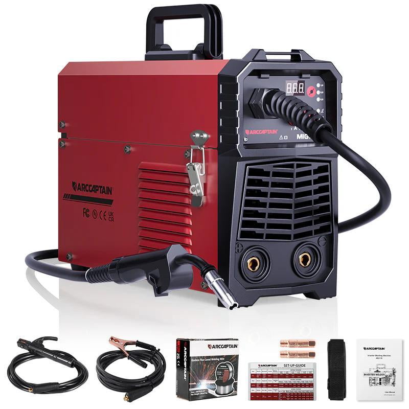 MIG130 130A MIG Welder, 110V Flux Core MIG Welder/Lift TIG/Stick 3 in 1