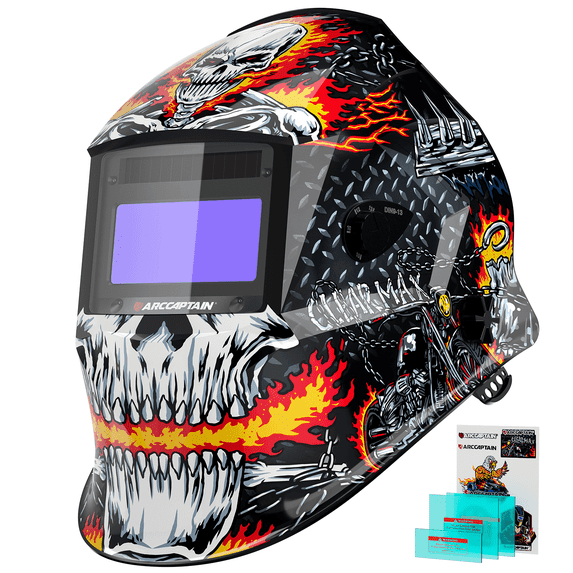 ARCCAPTAIN Welding Helmet Auto Darkening True Color