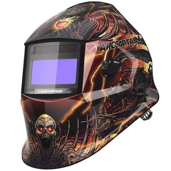 ARCCAPTAIN Small View Auto-Darkening true color Welding Helmet