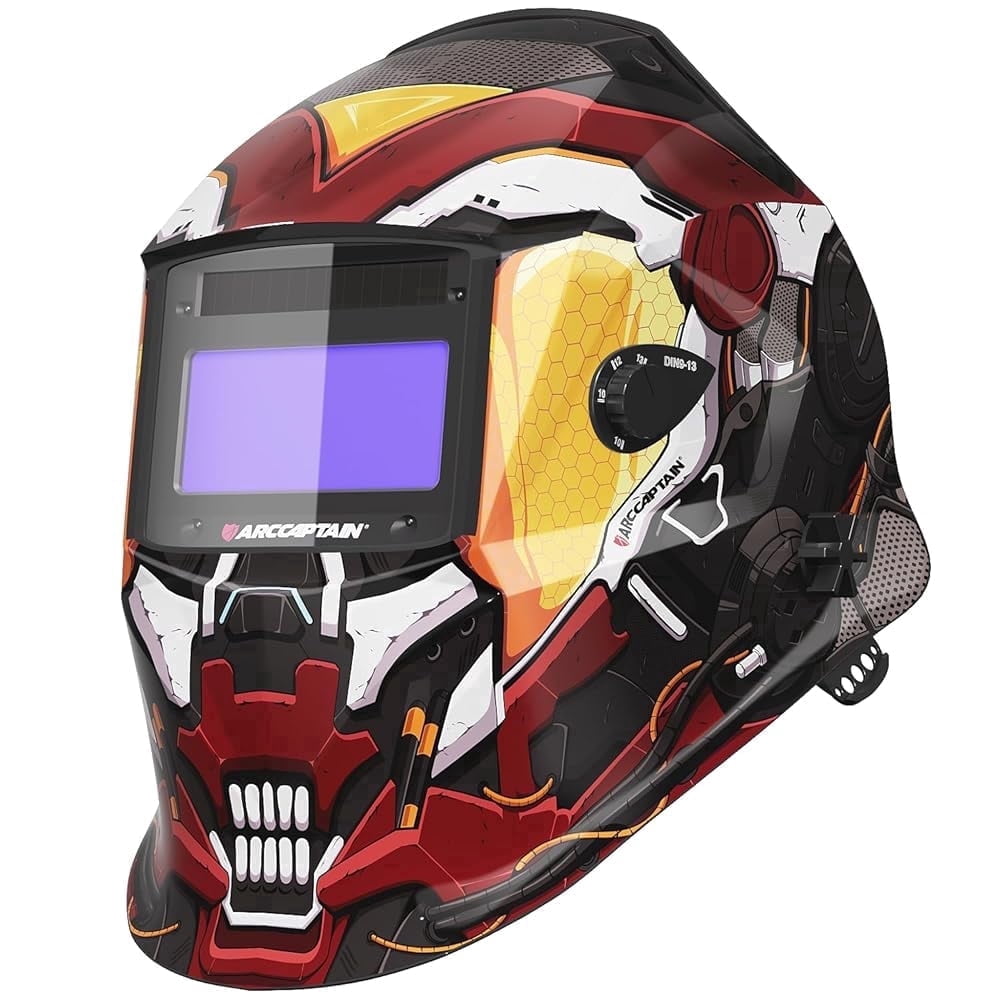 ARCCAPTAIN Welding Helmet Auto Darkening True Color