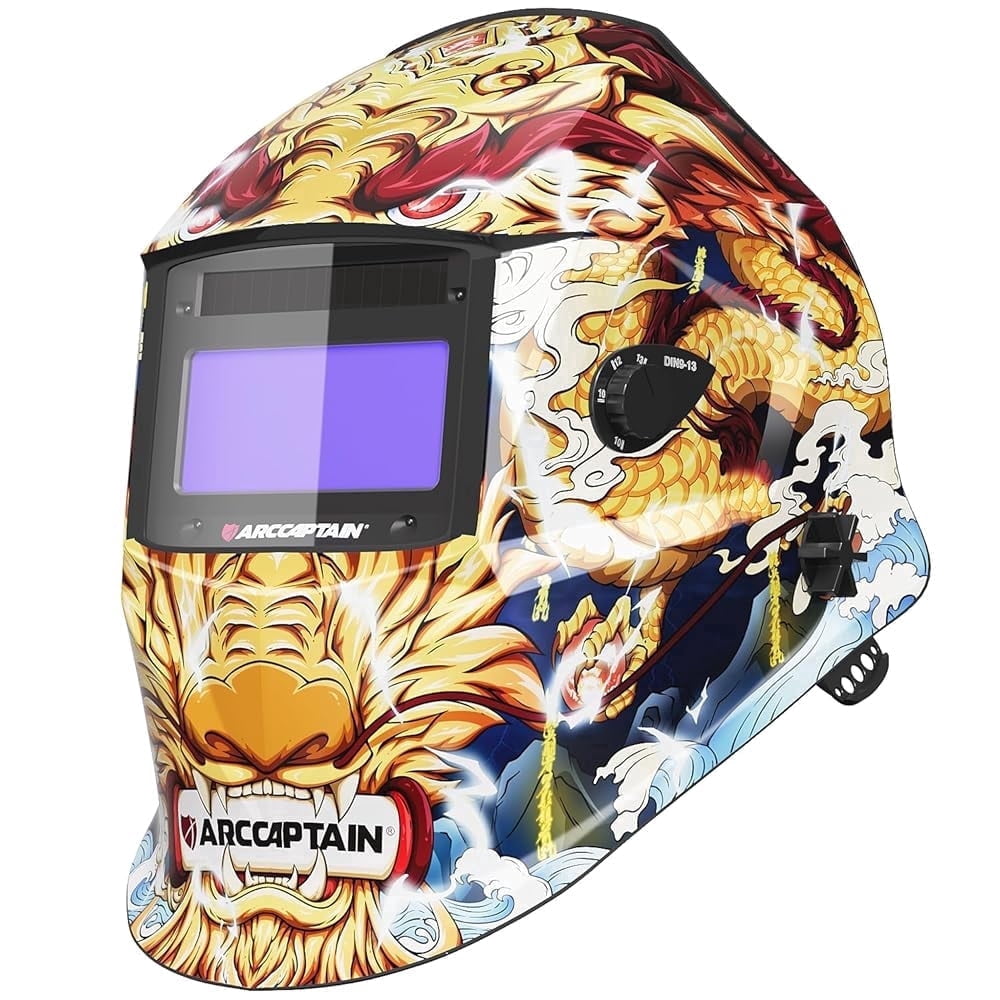 ARCCAPTAIN Welding Helmet Auto Darkening True Color