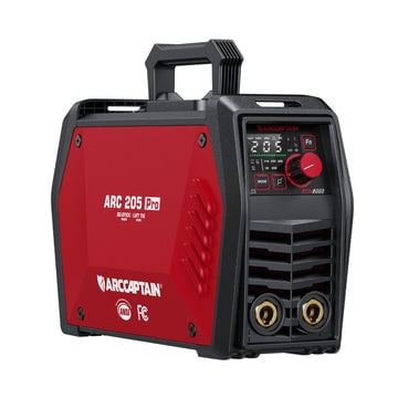 ARCCAPTAIN iControl ARC Pro Stick Welder, 205A APP-Controlled, 120V/240V, ARC/Lift TIG, Large LED, Hot Start, Arc Force, Anti-Stick