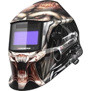 ARCCAPTAIN Welding Helmet Auto Darkening, Large View Welding Hood Mask True Color with Top Optical Clarity