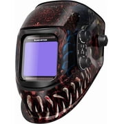 ARCCAPTAIN Welding Helmet, Welding Mask True Color Auto Darkening, Large Viewing Screen