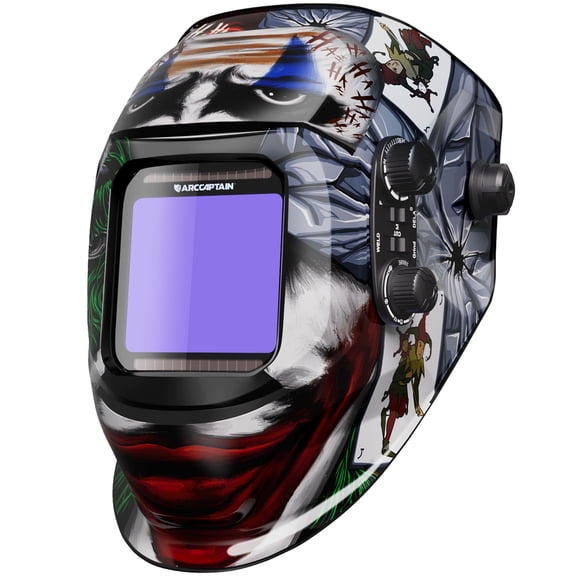 ARCCAPTAIN Welding Helmet, Welding Mask True Color Auto Darkening, Large Viewing Screen