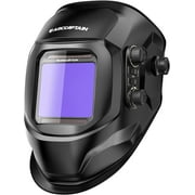 ARCCAPTAIN Welding Helmet, Welding Mask True Color Auto Darkening, Large Viewing Screen