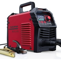 ARCCAPTAIN Welding Machine, 200A ARC/Lift TIG Welder Machine Portable with Synergic Control, 110V/220V