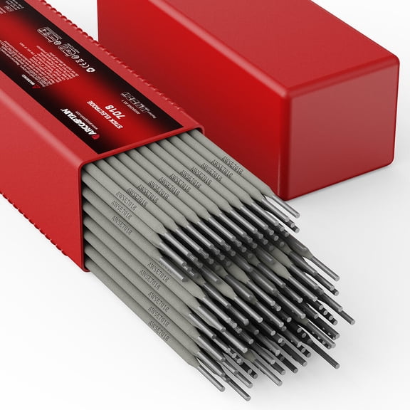 ARCCAPTAIN E7018 Stick Rod 1/8" x 14", 5 lb - Mild Steel, AC/DC Compatible, Smooth Arc Starting, Minimal Spatter, Excellent Slag Removal, Ideal for Vehicles, Furniture, and Pipes
