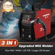 ARCCAPTAIN i-Control 145A Flux Core MIG Welder 110V Welding Machine Gasless MIG Welder Flux MIG/MMA Stick/Lift TIG, 3 in 1 Welder Machine with APP Control