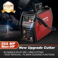 thumbnail image 1 of ARCCAPTAIN iControl CUT55 MP Plasma Cutter, 55Amp Blowback Arc, Non-HF, APP Control, 120V/240V, LED Display, Metal Cutting, Rust Removal, Plasma Gouging, 1 of 9