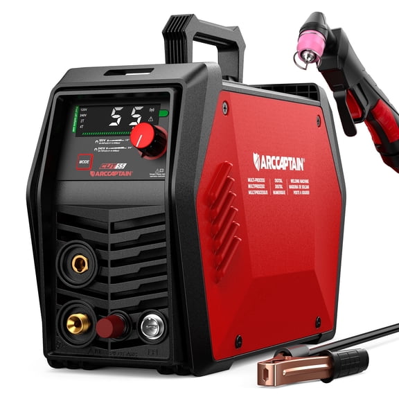 ARCCAPTAIN Plasma Cutter 55A Non-Touch Pilot Arc, APP Control, 110V/220V Dual Voltage, 3/4" Max Cut