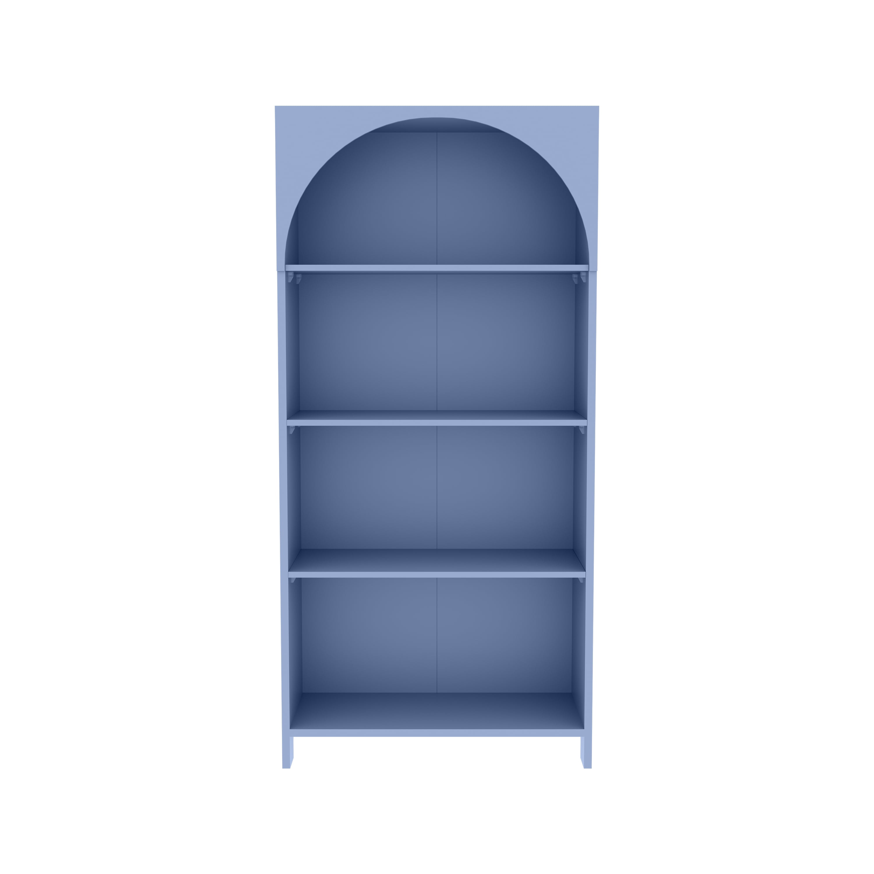 House of Happy Arched Bookshelf, Blue