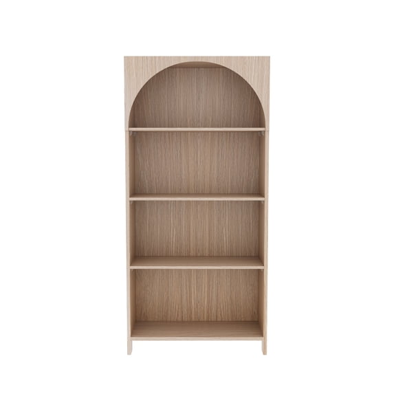 House of Happy Arched Bookshelf, Natural for Kids Classroom, Kids Playroom or Kids Bedroom