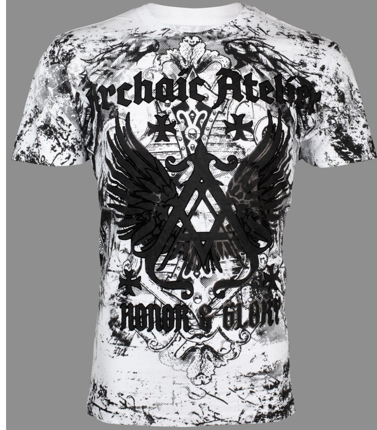 Xtreme Couture Archaic By Affliction Men's T-Shirt - CADAVEROUS Y2K Graphic, Regular Fit, Premium Cotton