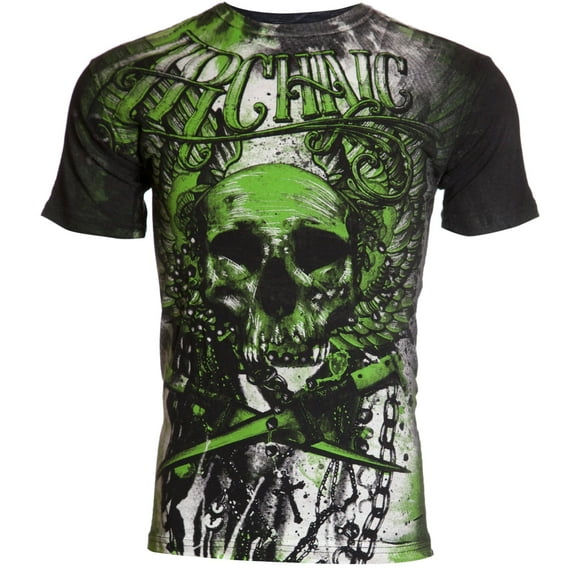 ARCHAIC BY AFFLICTION Men's T-Shirt S/S CADAVEROUS Biker MMA