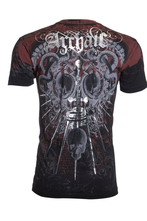 BY AFFLICTION Men's T-Shirt S/S STURZHEIM Biker MMA