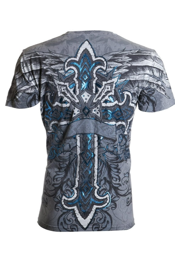 Mens Short Sleeve RED FLAG Crewneck T-Shirt