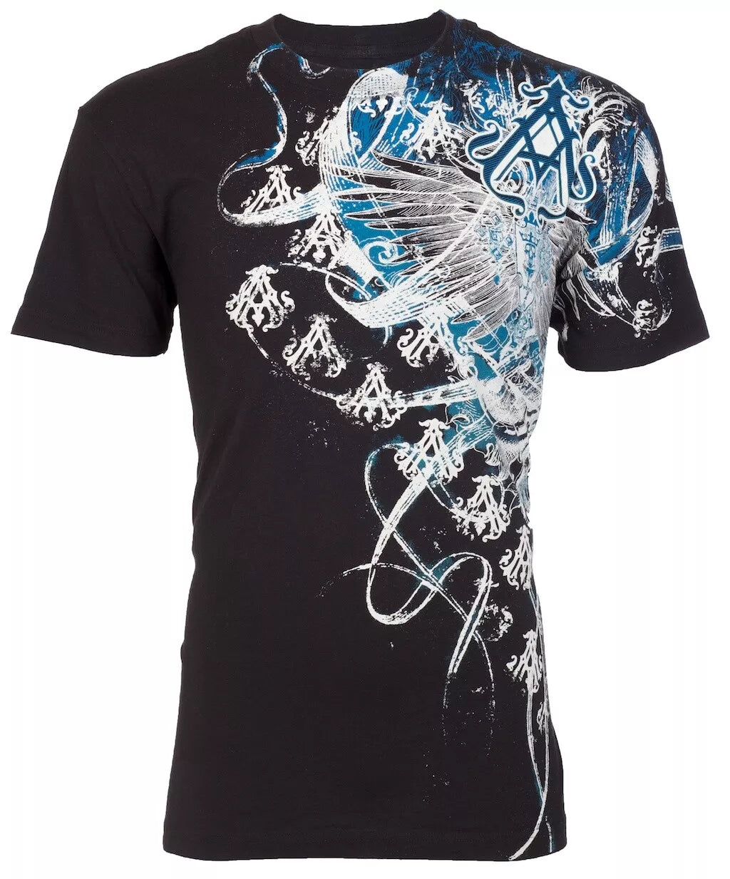 Maglietta Uomo Archaic By Affliction WOODCUTS - Stile Y2K Atletico E Casual