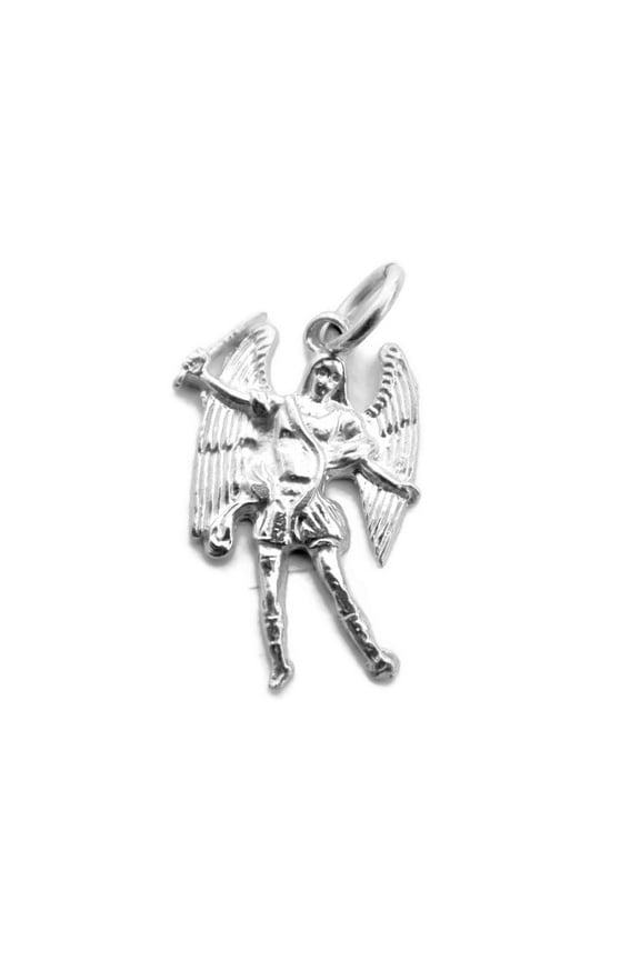 ARCHANGEL MICHAEL (ARCANGEL MIGUEL) .925 STERLING SILVER CHARM
